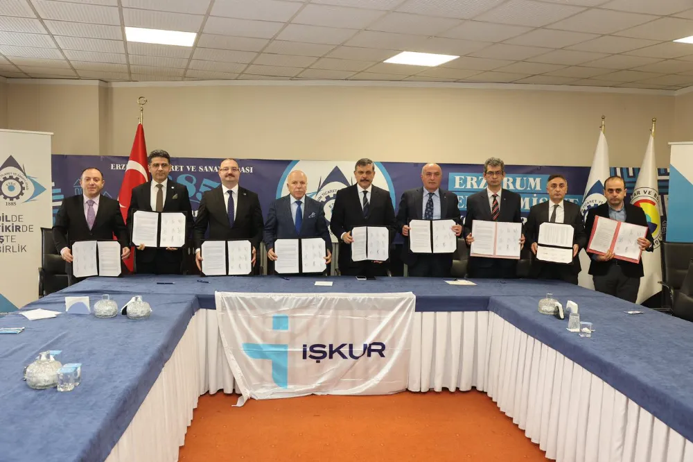 Erzurum’da İstihdamı Ve Mesleki Eğitimi Güçlendirmek İçin Önemli  Adım Atıldı.