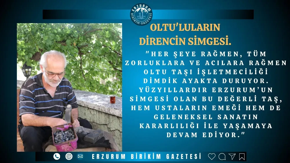 Oltu Taşı İşçileri Endişeli, Halk,işciler Merak Ediyor